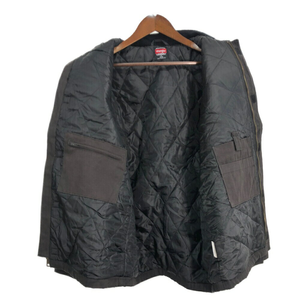 Wrangler ラングラー ワークジャケット ブラック (メンズ M) 中古 古着 S9895