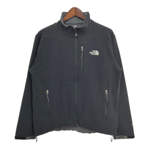 THE NORTH FACE ノースフェイス APEX ソフトシェルジャケット アウトドア ブラック (メンズ L) 中古 古着 S9920 THE NORTH FACE ノースフェイス APEX ソフトシェルジャケット アウトドア ブラック (メンズ L) 中古 古着 S9920