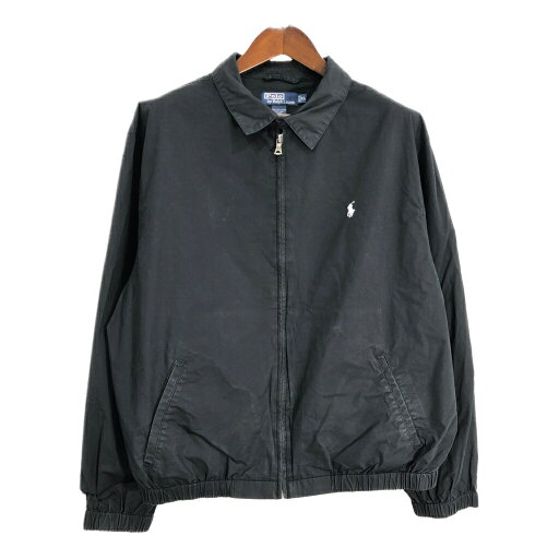 Polo by Ralph Lauren ポロ ラルフローレン スイングトップ ブラック (メンズ XL) 中古 古着 T0035 Polo by Ralph Lauren ポロ ラルフローレン スイングトップ ブラック (メンズ XL) 中古 古着 T0035