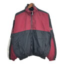 90年代 NIKE ナイキ ナイロン ジャケット スポーツ ブラック (メンズ L) 中古 古着 T0102