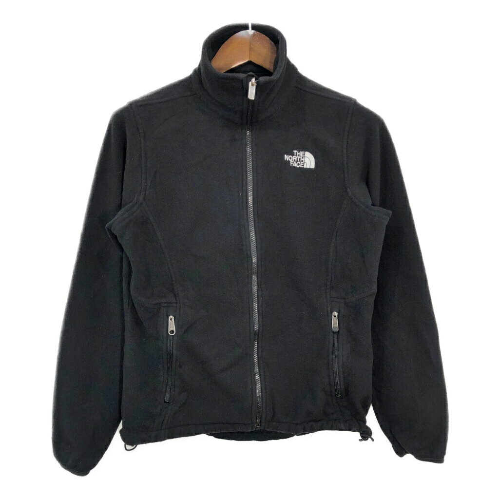 THE NORTH FACE ノースフェイス フリースジャケット アウトドア ブラック (レディース M) 中古 古着 T0300