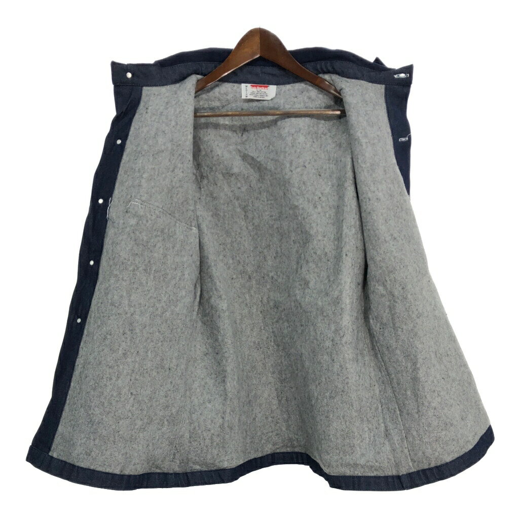 Bob Barker デニム カバーオール ワークジャケット ブルー (メンズ MEDIUM) 中古 古着 T0387