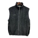 Columbia コロンビア フリースベスト アウトドア グレー (メンズ L) 中古 古着 T0435(4)