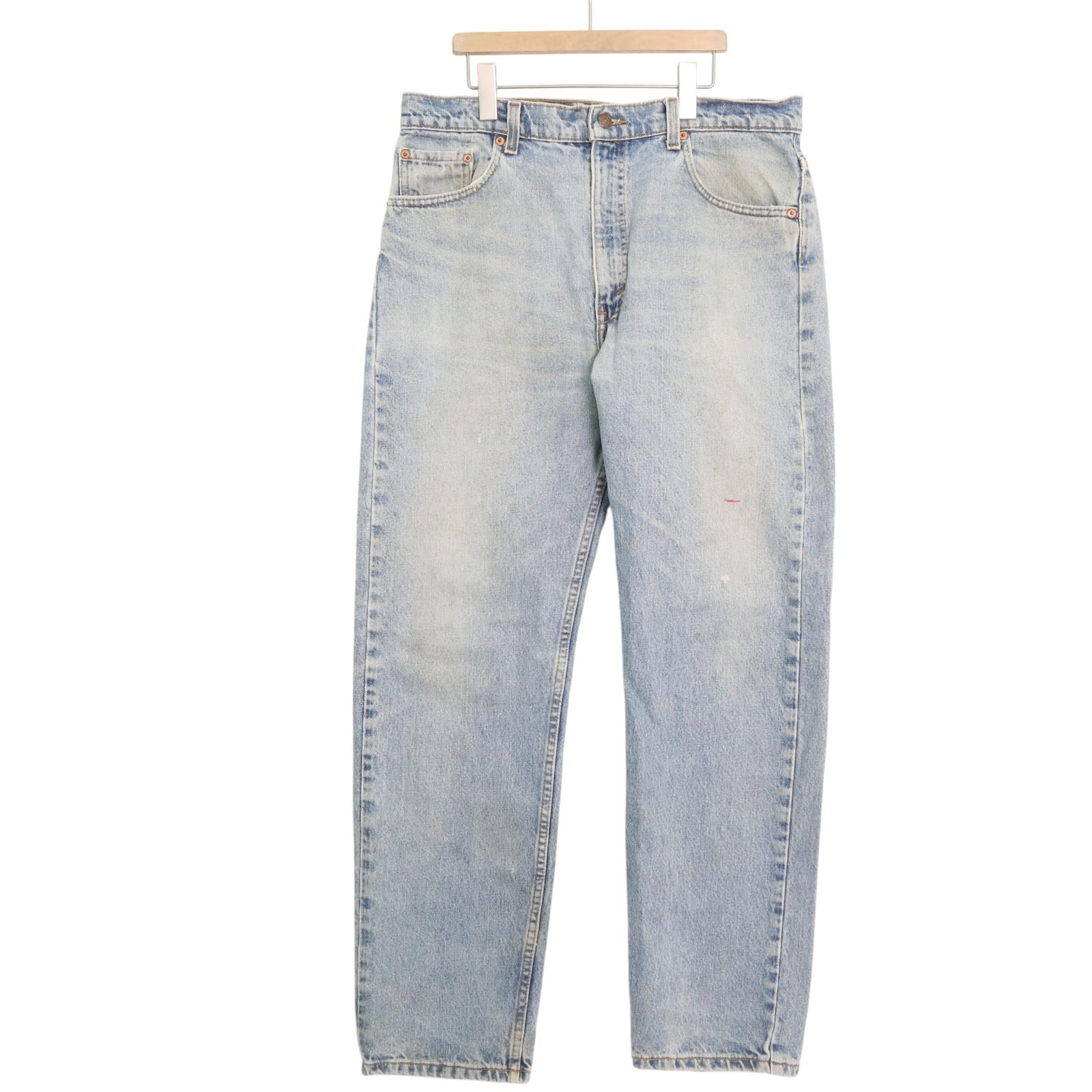 樂天商城 - 90年代 USA製 Levi's リーバイス 505 デニムパンツ ブルー (メンズ W36 L32) 中古 古着 A3686