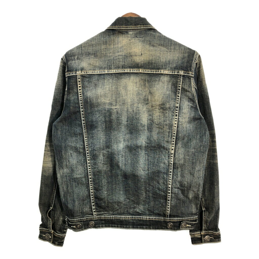 BLACK BULL APPAREL デニムジャケット ブルー (メンズ S) 中古 古着 T0579