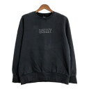 OAKLEY オークリー スウェット スポーツ ブラック (メンズ L) 中古 古着 T1604