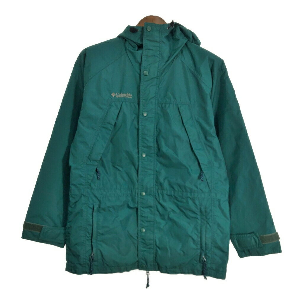 Columbia コロンビア マウンテンパーカー アウトドア グリーン (メンズ S) 中古 古着 T1661
