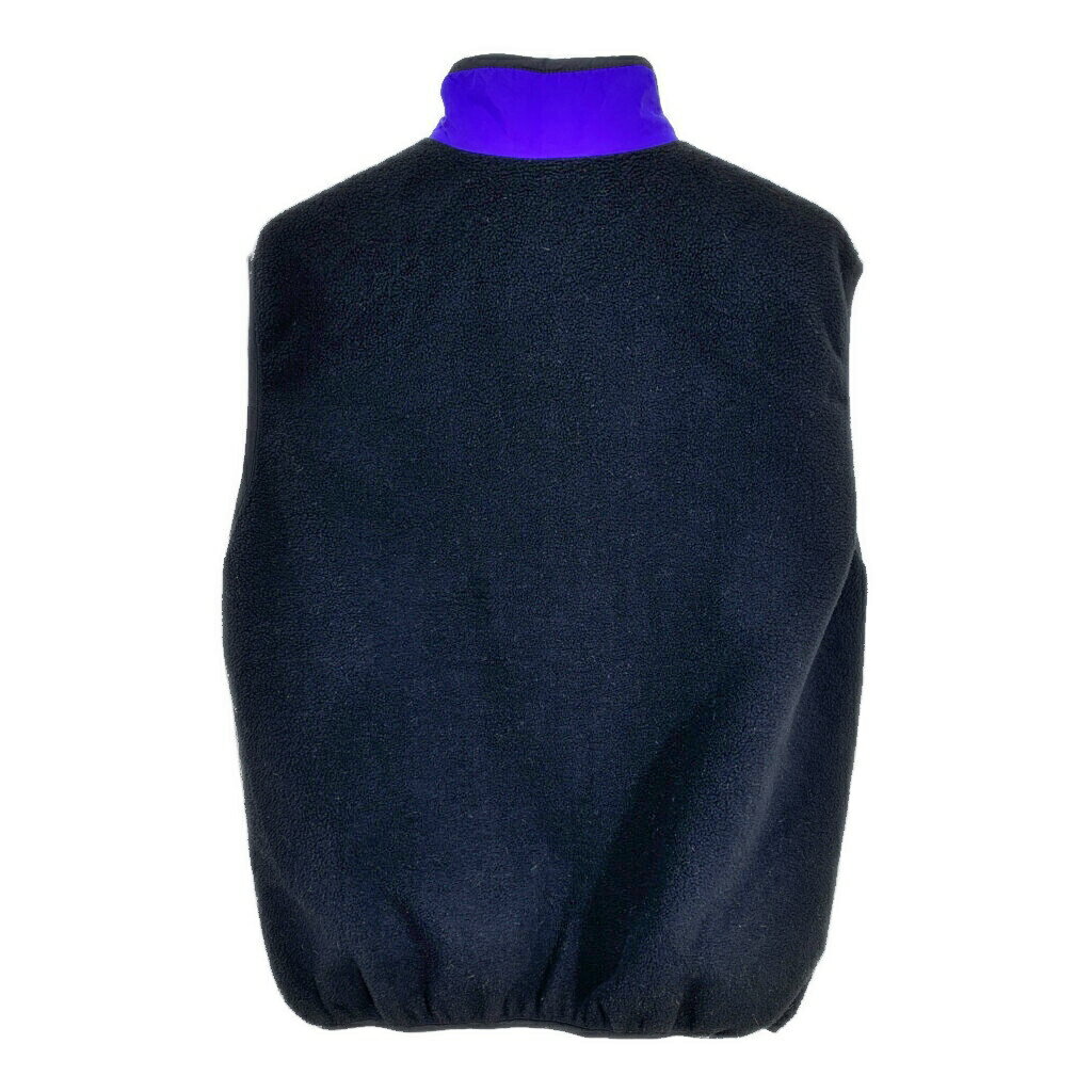 90年代 USA製 Columbia コロンビア フリースベスト アウトドア ブラック (メンズ L) 中古 古着 T1835