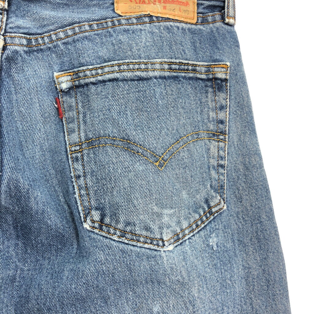 Levi's リーバイス 505 デニムパンツ ブルー (メンズ W32 L30) 中古 古着 T1847