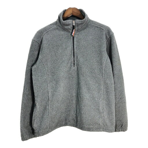L.L.Bean エルエルビーン ハーフジップ フリースジャケット アウトドア グレー (レディース L) 中古 古着 T1869 L.L.Bean エルエルビーン ハーフジップ フリースジャケット アウトドア グレー (レディース L) 中古 古着 T1869