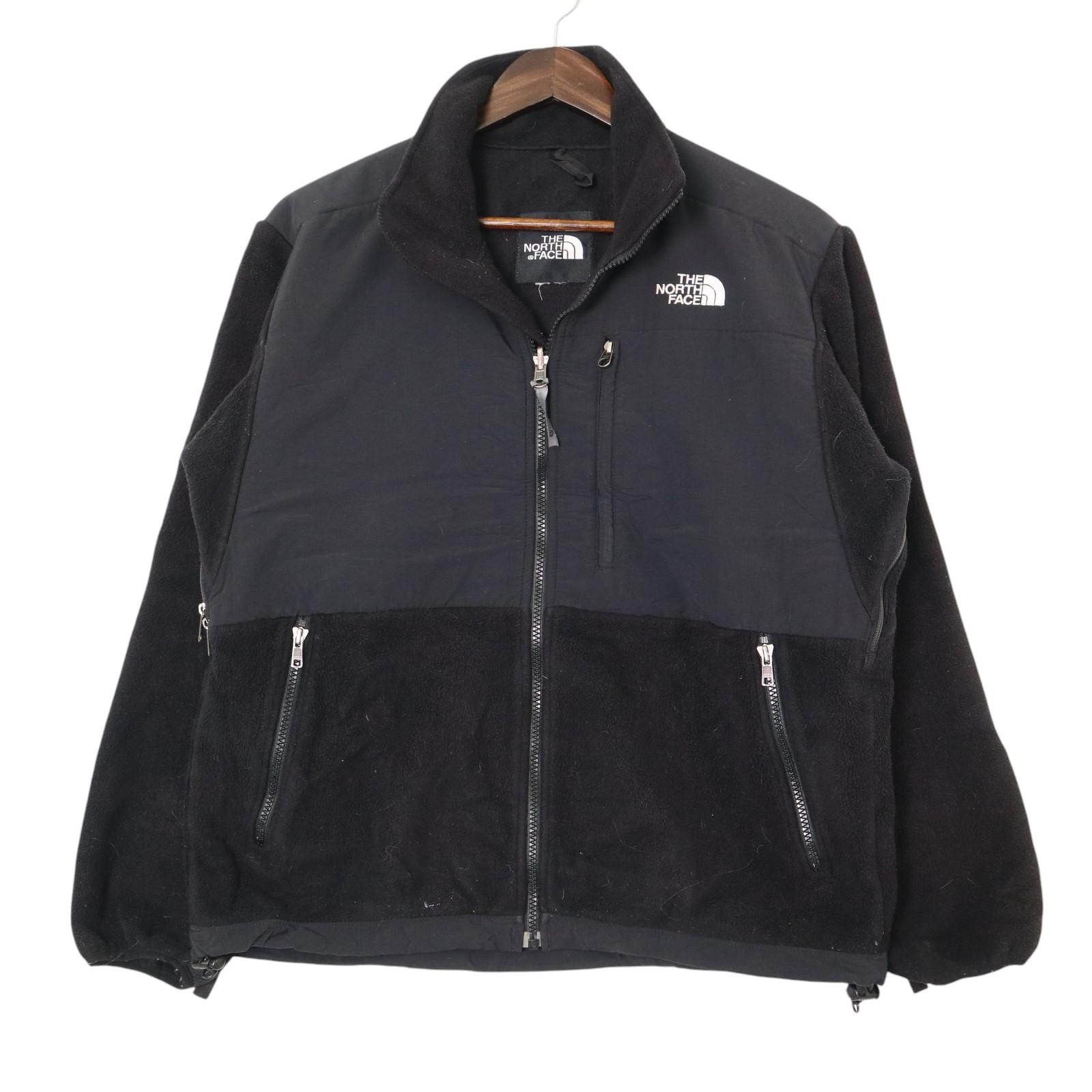 THE NORTH FACE ノースフェイス Denali デナリ フリースジャケット アウトドア ブラック (メンズ XL相当) 中古 古着 A4033(4)