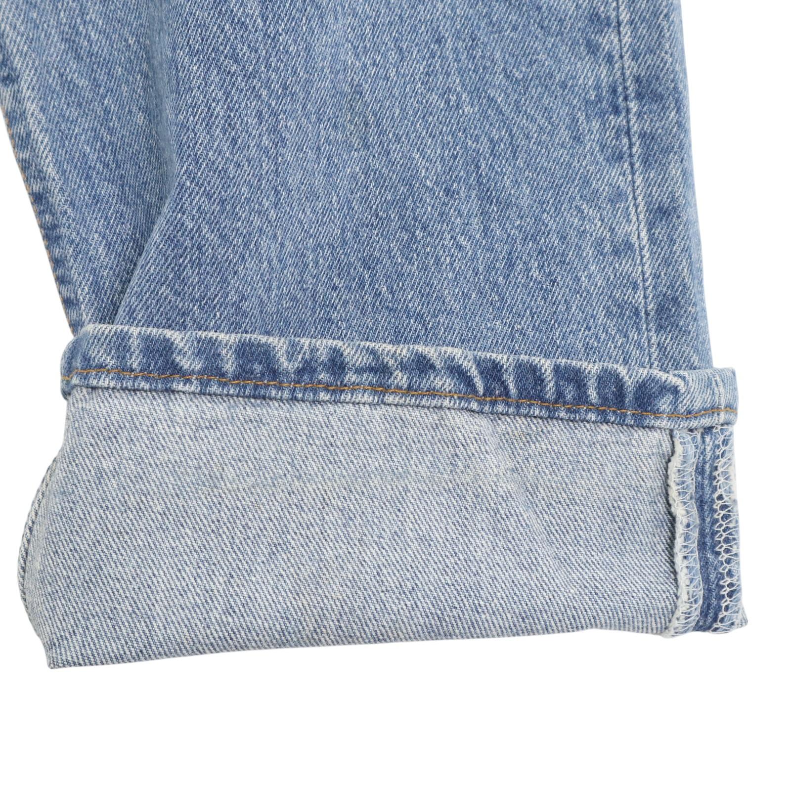 90年代 USA製 Levi's リーバイス 501 デニムパンツ ブルー (メンズ W34 L32) 中古 古着 A4065