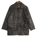 M.K.L.T レザージャケット ブラック (メンズ M) 中古 古着 A4073(4)