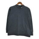 00年代 NIKE ナイキ モックネック 長袖Tシャツ スポーツ ブラック(メンズ M )中古 古着 T2016
