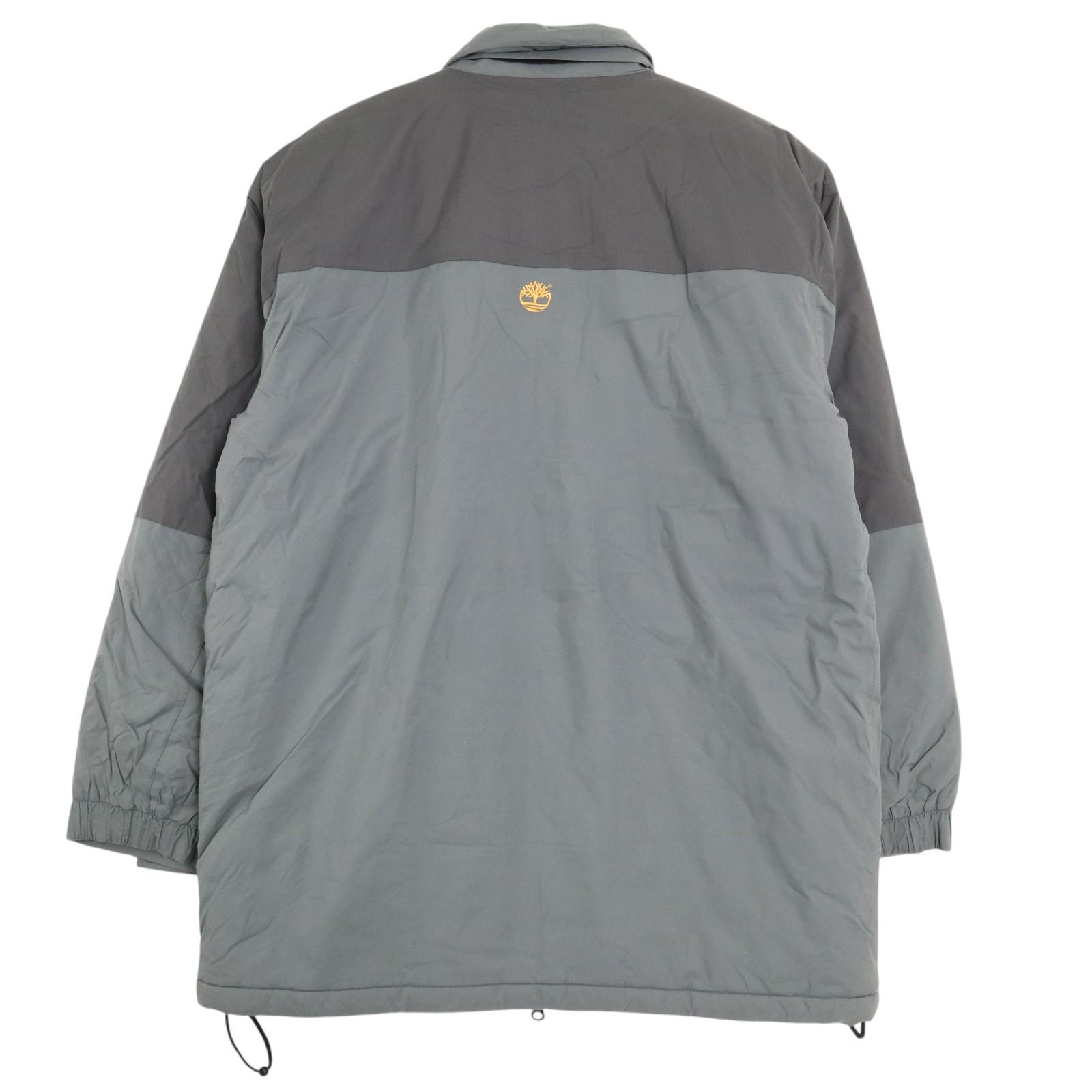 Timberland ティンバーランド 中綿 マウンテンジャケット アウトドア グレー (メンズ M) 中古 古着 A4116