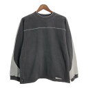 Reebok リーボック スウェット スポーツ ブラック (メンズ L) 中古 古着 T2212