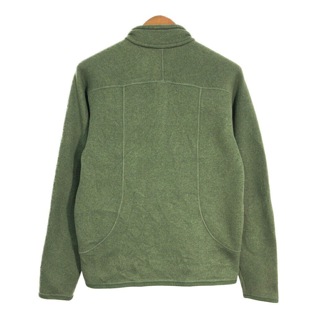 patagonia パタゴニア ベターセーター ハーフジップ フリースジャケット アウトドア グリーン (メンズ S) 中古 古着 T2286