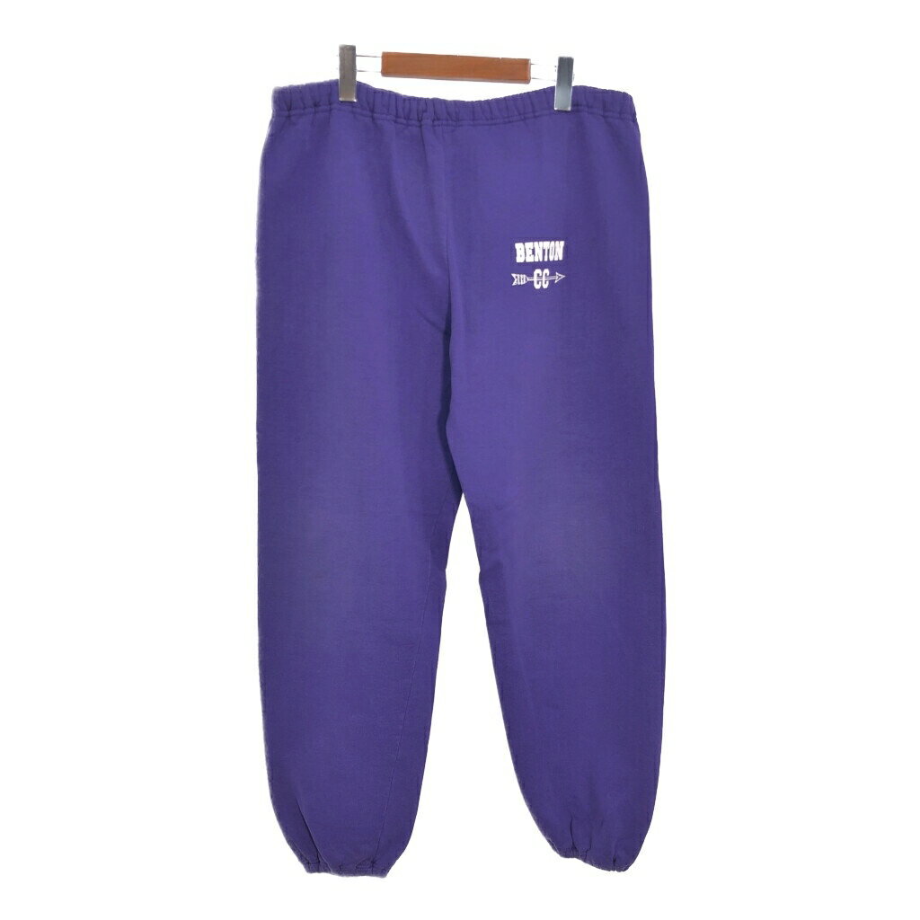 90年代 USA製 RUSSELL ATHLETIC ラッセル スウェットパンツ カレッジ パープル (メンズ L) 中古 古着 T2449