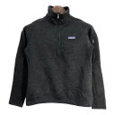 patagonia パタゴニア ベターセーター ハーフジップ フリースジャケット アウトドア グレー (レディース S) 中古 古着 T2524