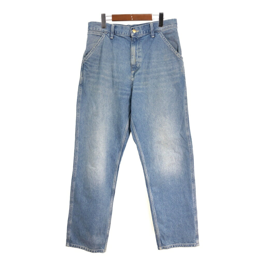 Carhartt カーハート デニムパンツ ライトブルー (メンズ W30 L32) 中古 古着 T2583