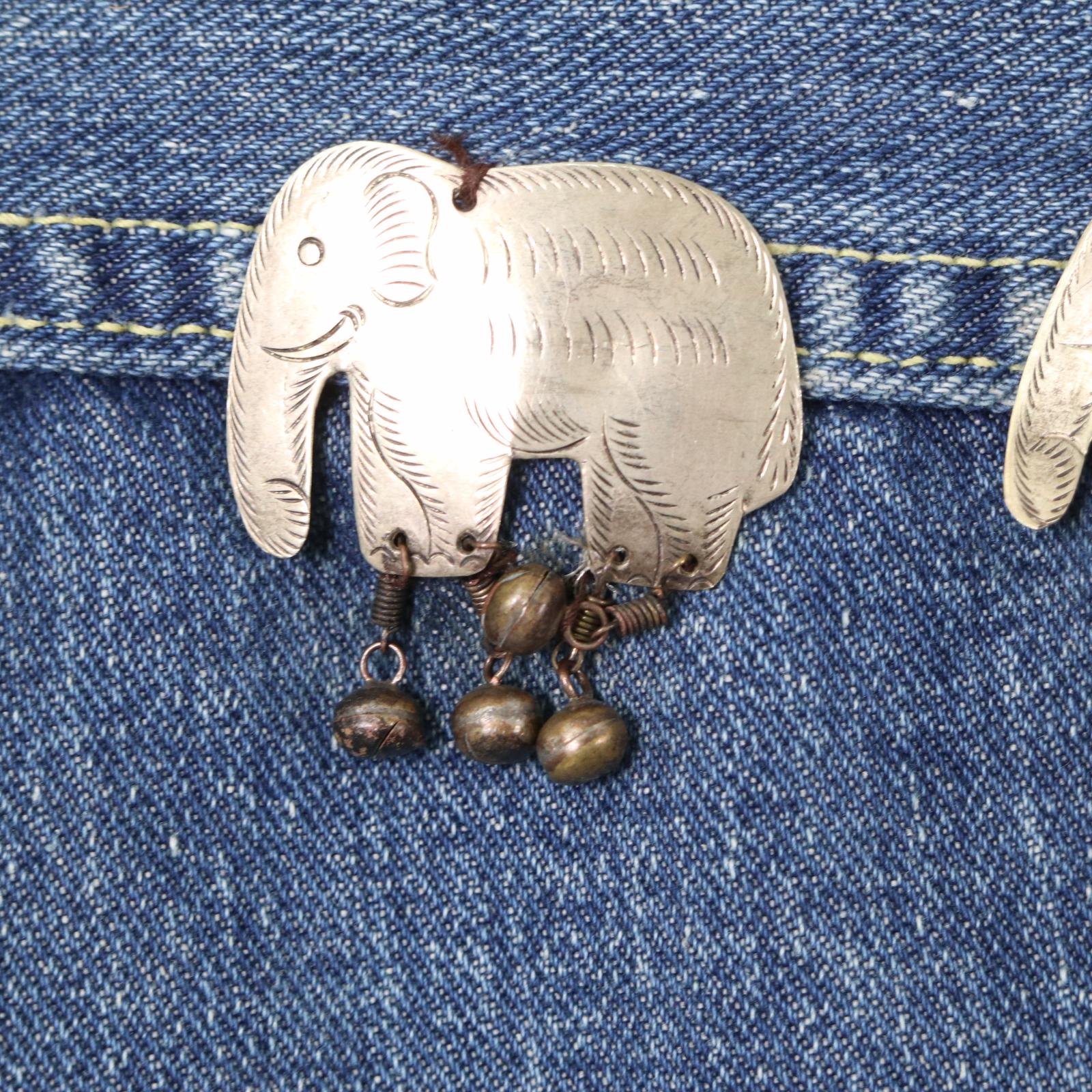 70年代 USA製 Lee リー 101-J PATD-153436 デニムジャケット ヴィンテージ ブルー (メンズ 40 R) 中古 古着 A4160