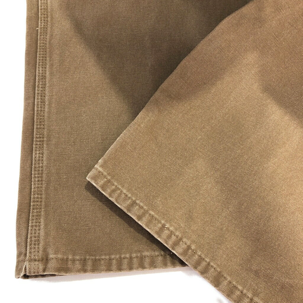 Dickies ディッキーズ ダック ビブオーバーオール ワーク ブラウン (メンズ W36 L30) 中古 古着 T2637