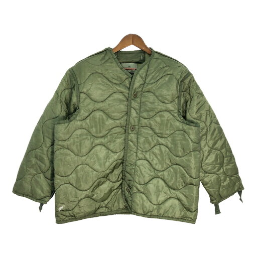 00年代 米軍実物 U.S.ARMY キルティングライナー ミリタリー オリーブ (メンズ LARGE) 中古 古着 T2706 00年代 米軍実物 U.S.ARMY キルティングライナー ミリタリー オリーブ (メンズ LARGE) 中古 古着 T2706