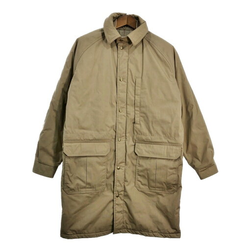 80年代 USA製 L.L.Bean エルエルビーン STORM COAT ストームコート アウトドア ベージュ (メンズ M) 中古 古着 T3188 80年代 USA製 L.L.Bean エルエルビーン STORM COAT ストームコート アウトドア ベージュ (メンズ M) 中古 古着 T3188