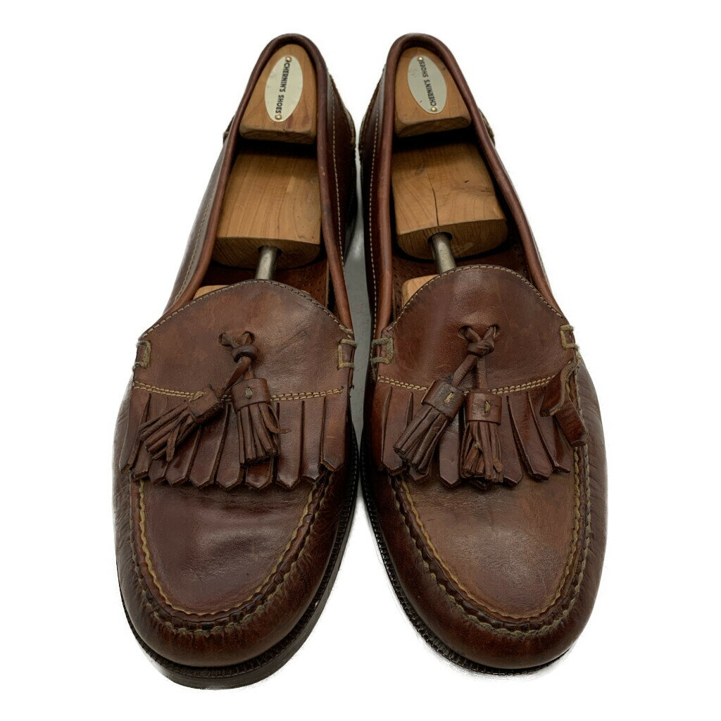 COLE HAAN コールハーン キルトタッセルローファー レザーシューズ ブラウン (メンズ 12 M) 中古 古着 KA1938