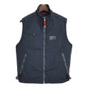 Abercrombie & Fitch アバクロンビーアンドフィッチ リバーシブル フリースベスト ネイビー(メンズ M )中古 古着 T3447
