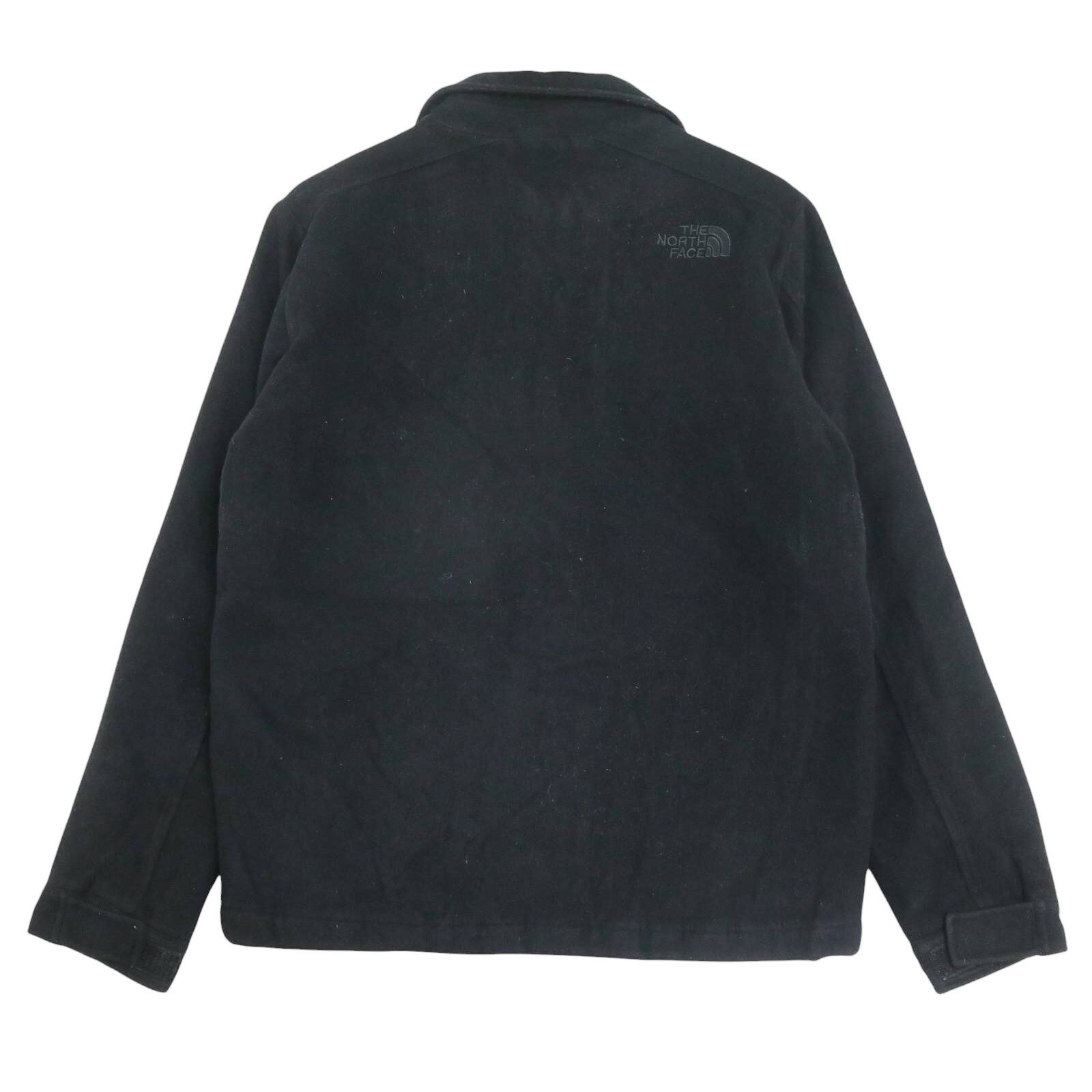 THE NORTH FACE ノースフェイス ウール 中綿ジャケット アウトドア ブラック（メンズ S ）中古 古着 A4431