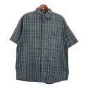 90年代 ORVIS オービス シアサッカーシャツ チェック マルチカラー (メンズ XL) 中古 古着 T3809