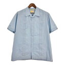 Cubavera 半袖シャツ ライトブルー (メンズ XL) 中古 古着 T3883