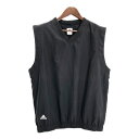 00年代 adidas アディダス ゴルフベスト スポーツ ブラック (メンズ L) 中古 古着 T3955