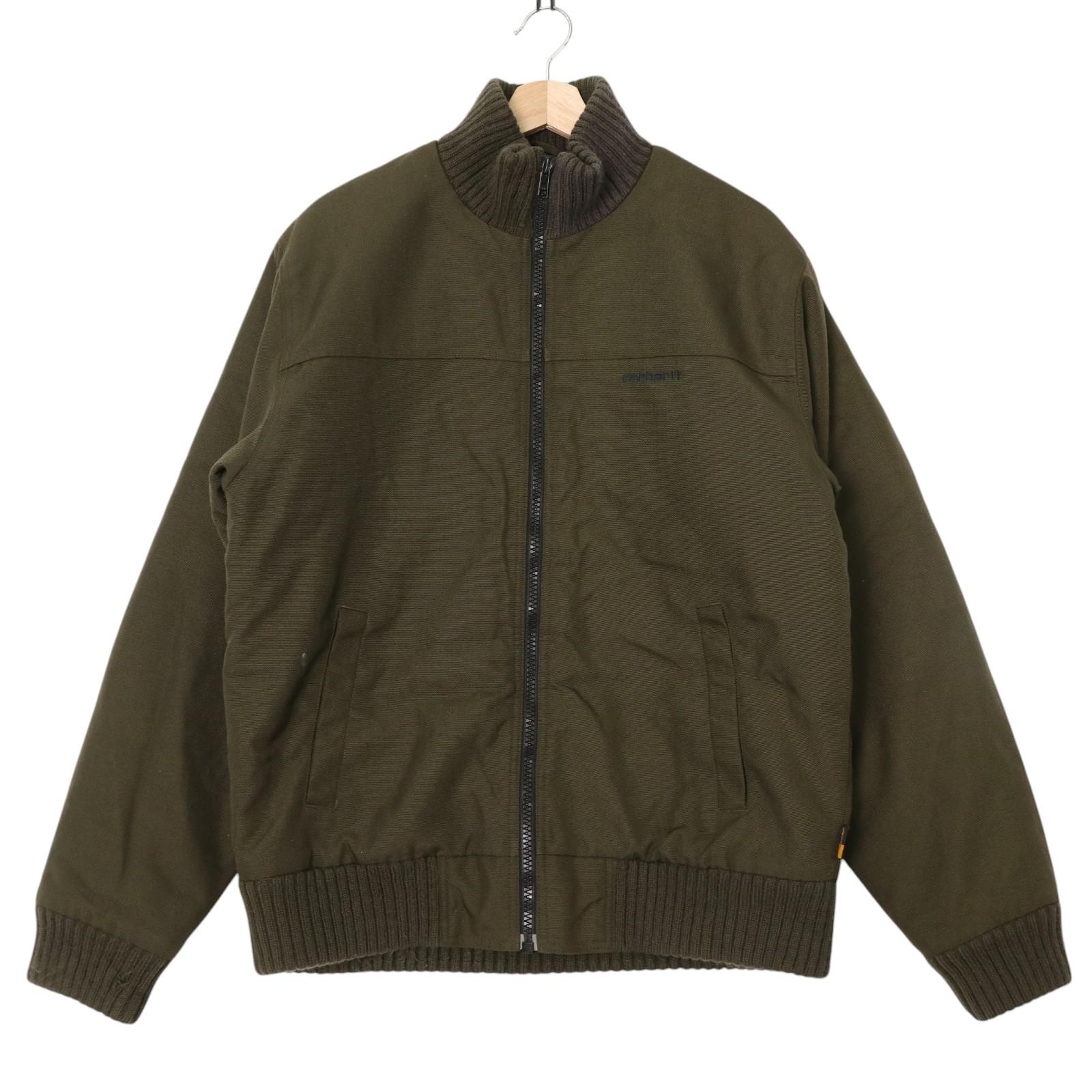Carhartt カーハート 中綿 ナイロンジャケット オリーブ(メンズ L )中古 古着 A4618