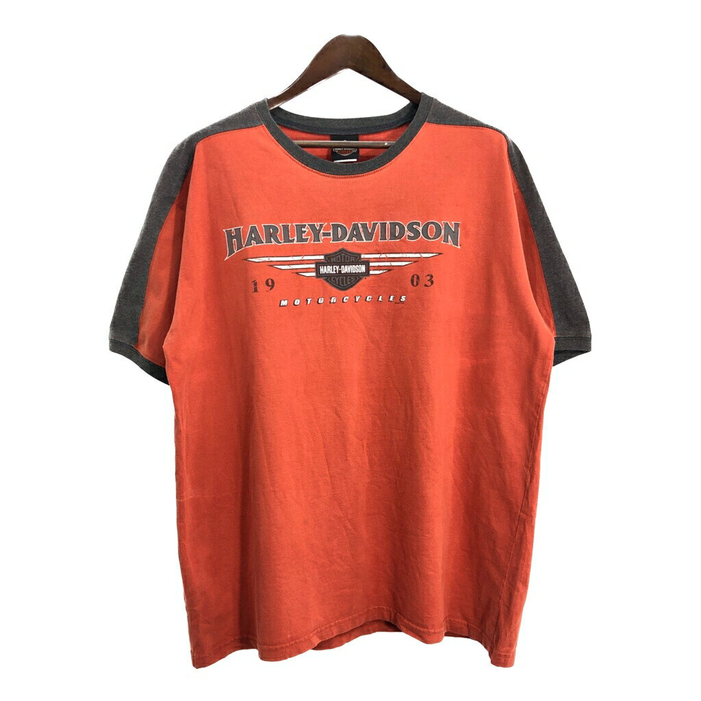 楽天市場】ハーレー tシャツ(カラーオレンジ)(メンズ 楽天市場】ハーレー tシャツ(カラーオレンジ)(メンズ