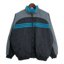 90年代 adidas アディダス リバーシブル フリースジャケット スポーツ ブラック(メンズ L )中古 古着 T4736