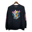 NARUTO Shippuden ナルト疾風伝 うずまきナルト 長袖Tシャツ アニメ ブラック(メンズ L )中古 古着 T4830