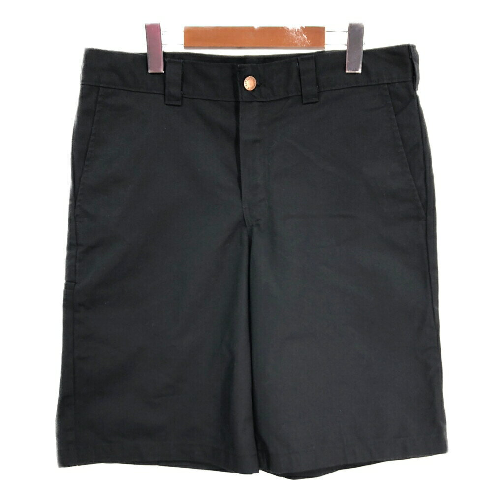 Dickies ディッキーズ ワークショートパンツ ブラック (メンズ W32) 中古 古着 T4888