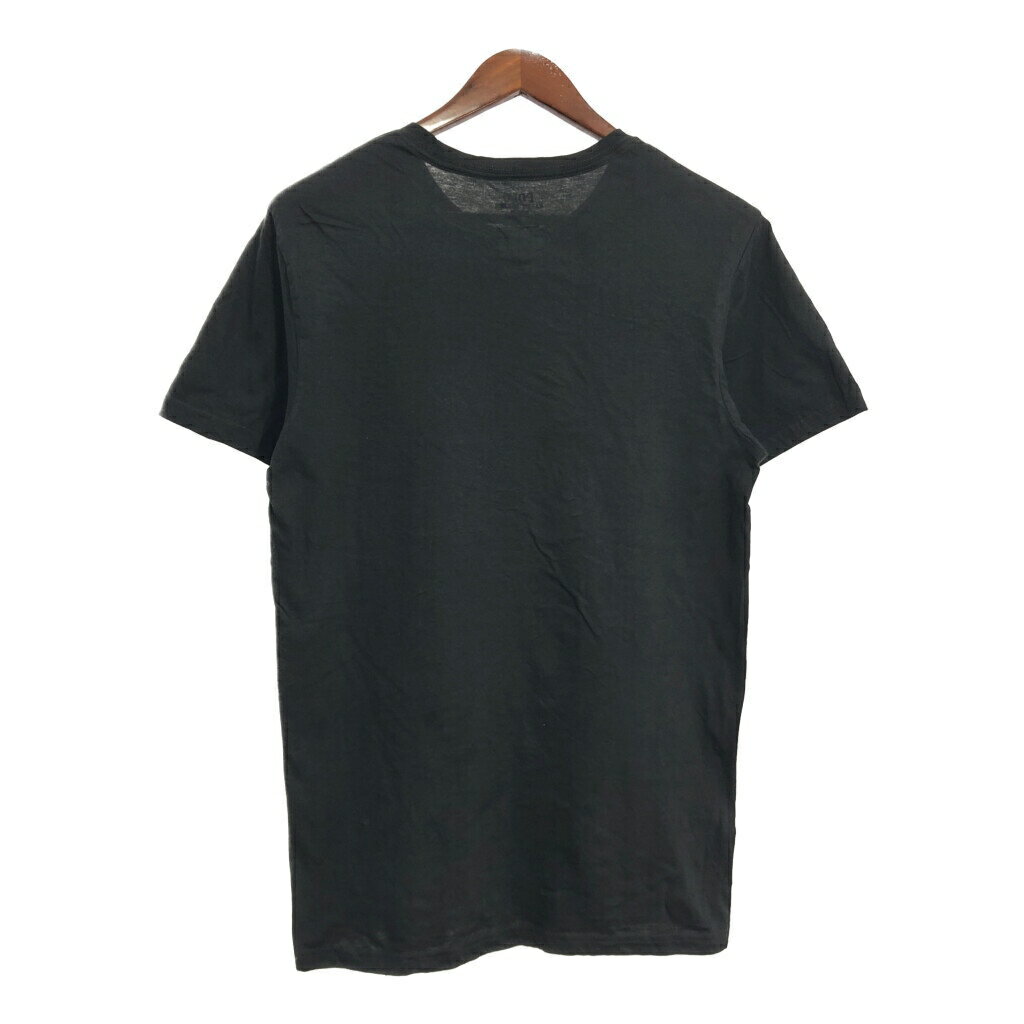 Polo by Ralph Lauren ポロ ラルフローレン 半袖Tシャツ ワンポイントロゴ ブラック (メンズ M) 中古 古着 T4938