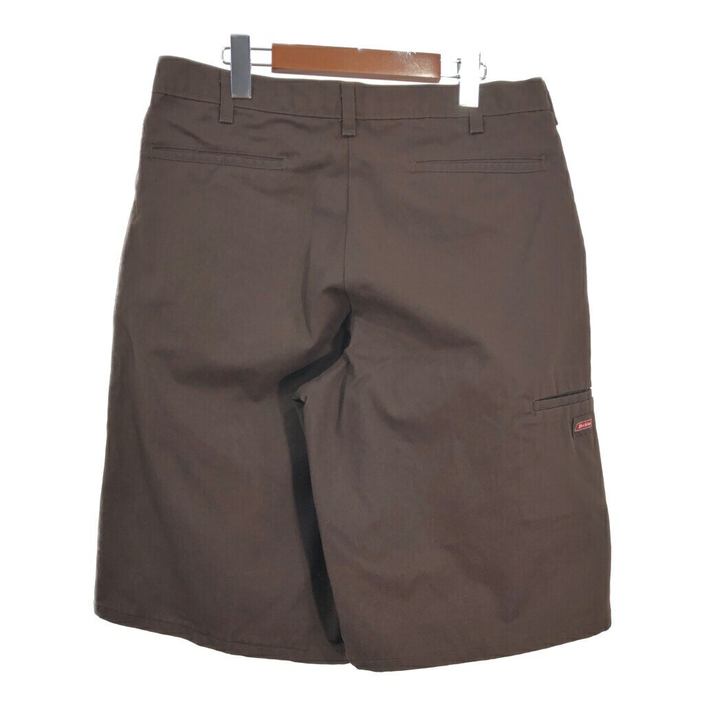 Dickies ディッキーズ ワークショートパンツ ブラウン (メンズ W34) 中古 古着 T4945