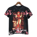 BROKEN PROMISES Luke 半袖Tシャツ タイダイ ブラック(メンズ M相当)中古 古着 T4988