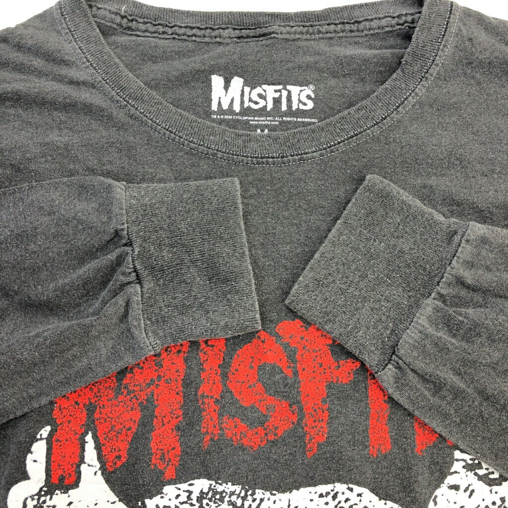 MISFITS ミスフィッツ 長袖Tシャツ バンド グレー（メンズ M ）