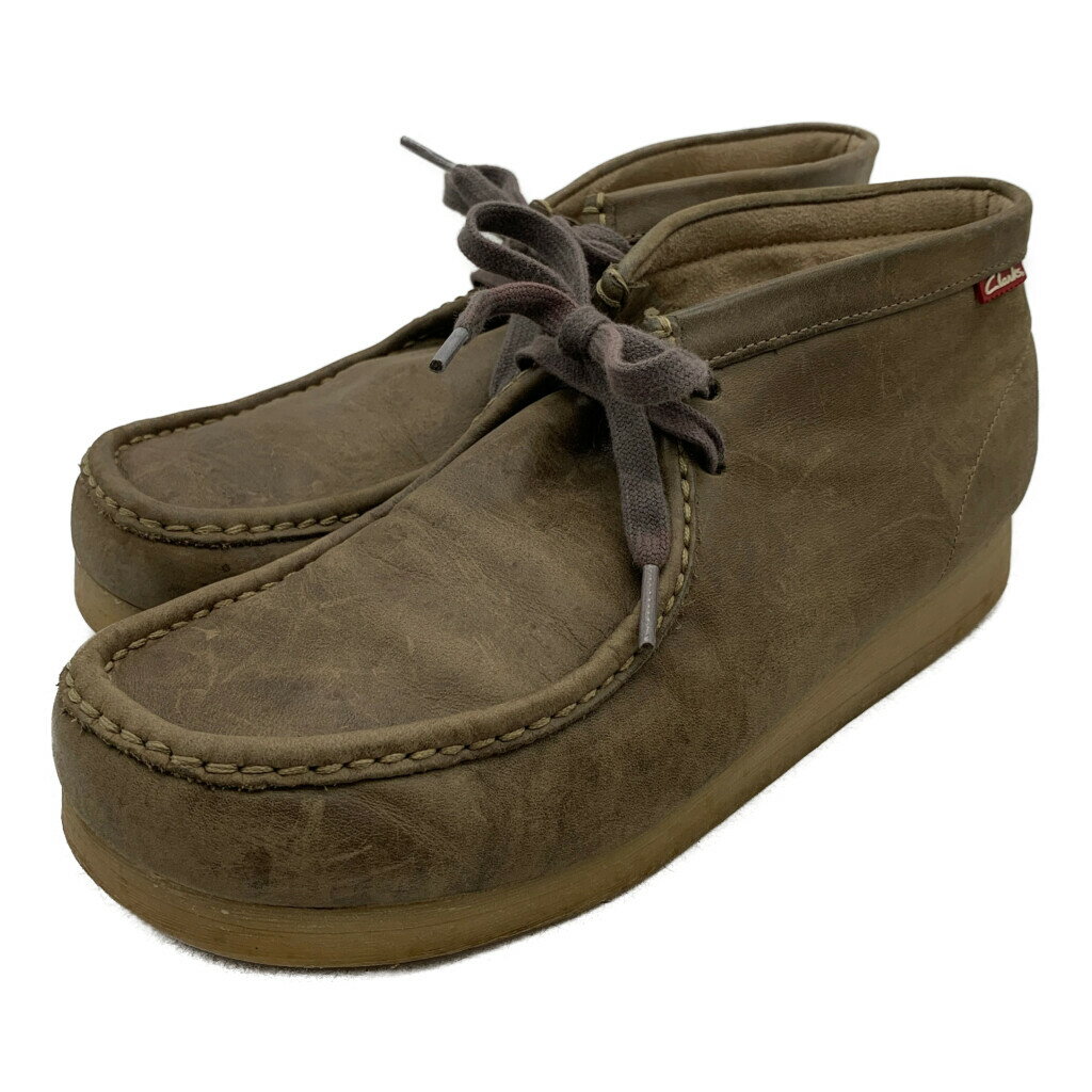 Clarks クラークス ワラビー レザーシューズ ベージュ (メンズ 10 M) 中古 古着 KA1969