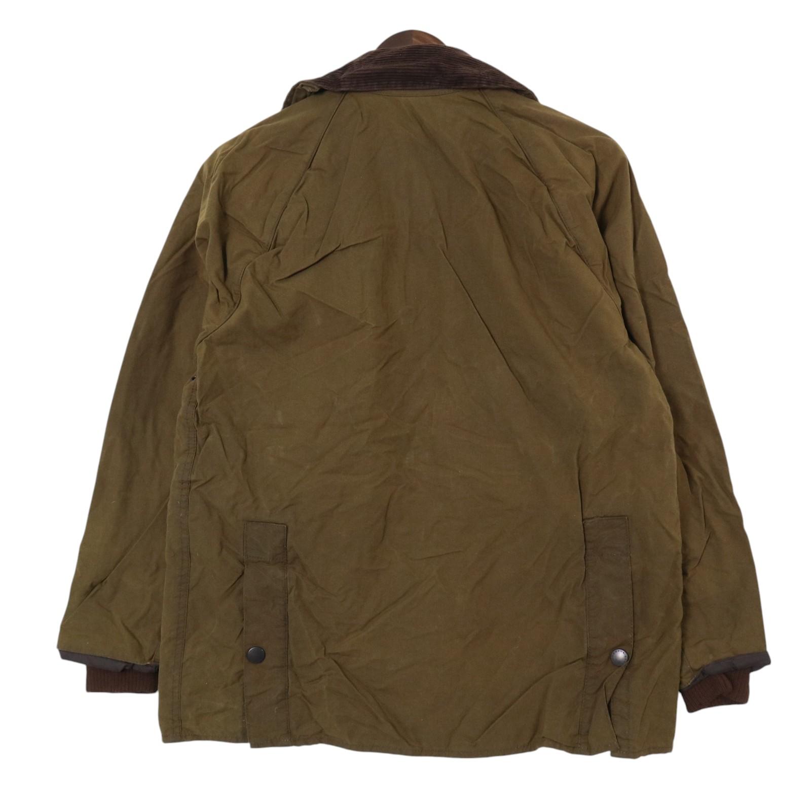イングランド製 Barbour バブアー BEDALEビデイル オイルドジャケット オリーブ(メンズ C36/91CM)中古 古着 A4713