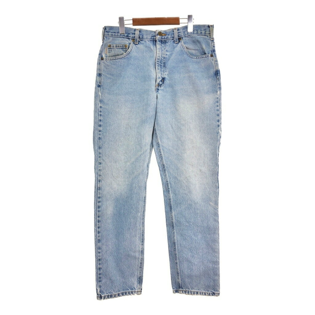 Carhartt カーハート デニムパンツ ブルー(メンズ W34 L32 )中古 古着 T5179