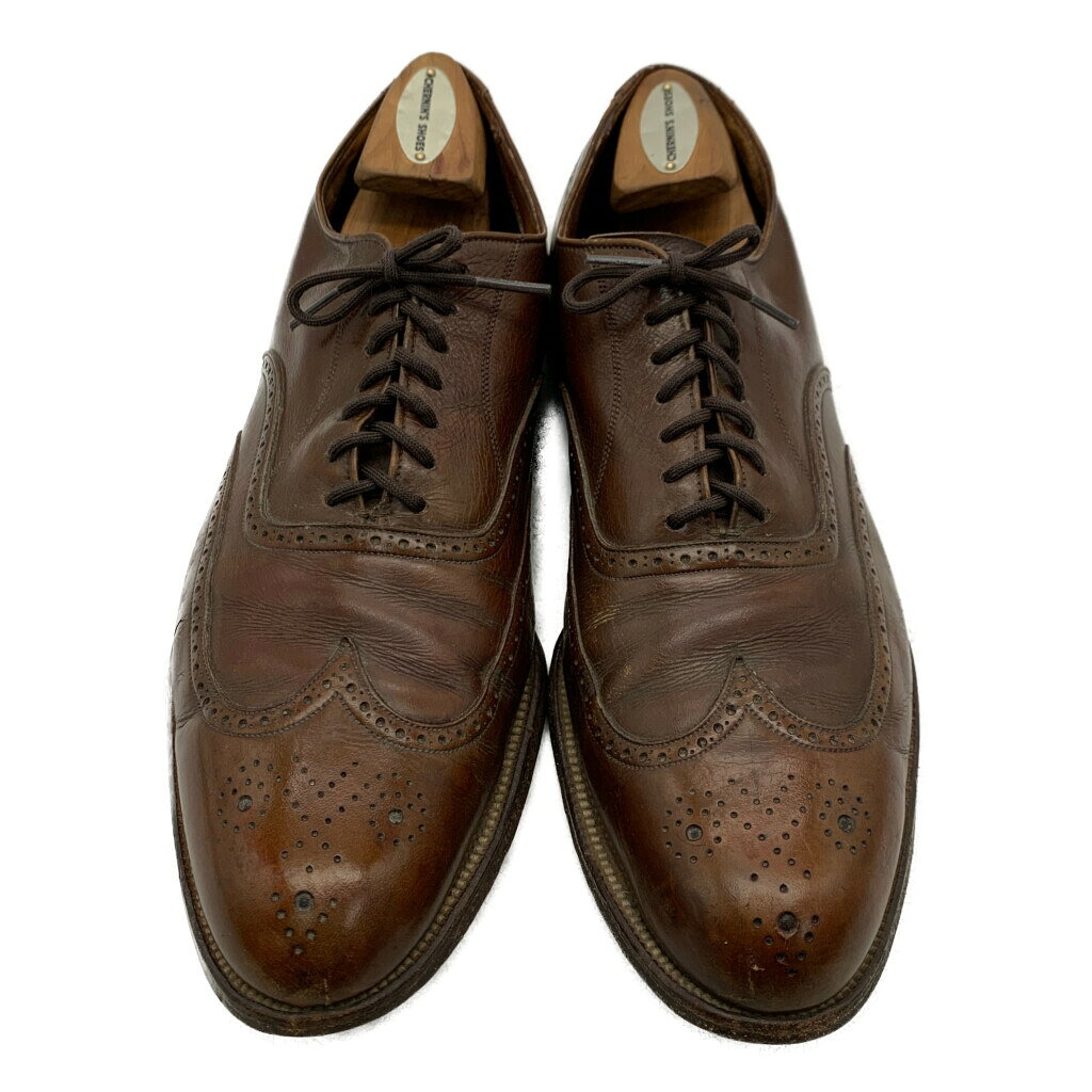 60年代 Bootmaker Guild BY FREEMAN ウィングチップ レザーシューズ ブラウン（メンズ 9 C）中古 古着 ..