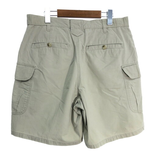 90年代 Columbia コロンビア カーゴ ショートパンツ アウトドア アイボリー(メンズ 34)中古 古着 T5257