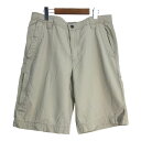 Columbia コロンビア ショートパンツ アウトドア アイボリー(メンズ 34)中古 古着 T5262(4)