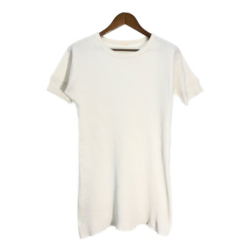60年代 半袖 サーマルTシャツ ヴィンテージ ホワイト(メンズ S相当)中古 古着 T5296 60年代 半袖 サーマルTシャツ ヴィンテージ ホワイト(メンズ S相当)中古 古着 T5296